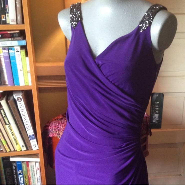 Ralph Lauren Nwt Purple And Rhinestone